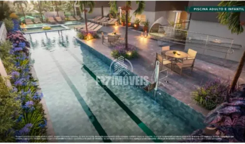 Apartamento com 2 Quartos à venda, 59m² no Setor Bueno, Goiânia