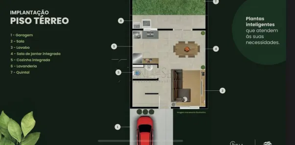 Casa de Condomínio com 3 Quartos à venda, 88m² no Loteamento Floresta, São José dos Campos