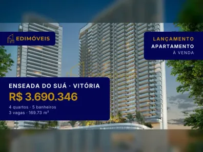 Apartamento com 4 Quartos à venda, 169m² no Enseada do Suá, Vitória