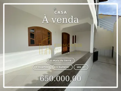 Casa com 3 Quartos à venda, 181m² no Mata da Serra, Serra