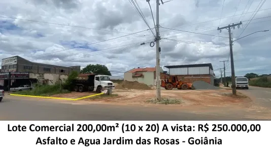 Lote/Terreno à venda, 200m² no Jardim das Rosas, Goiânia