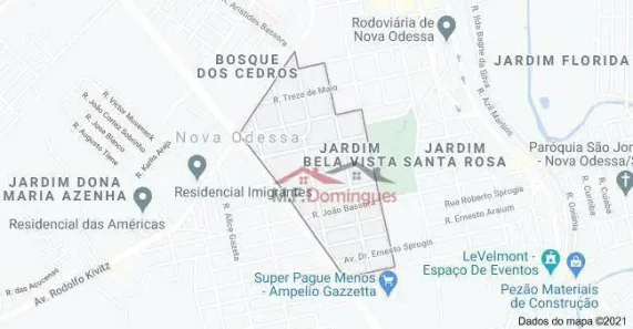 Lote/Terreno à venda, 312m² no Jardim Maria Helena, Nova Odessa