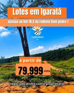 Lote/Terreno à venda, 600m² no Recanto das Águas, Igaratá