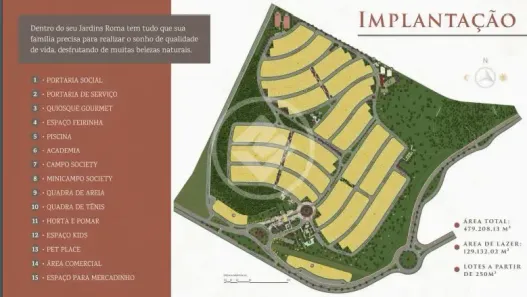 Lote/Terreno à venda, 278m² no Jardins Parma, Senador Canedo