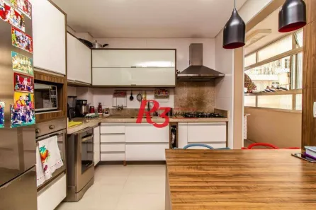 Apartamento com 3 Quartos à venda, 197m² no Gonzaga, Santos