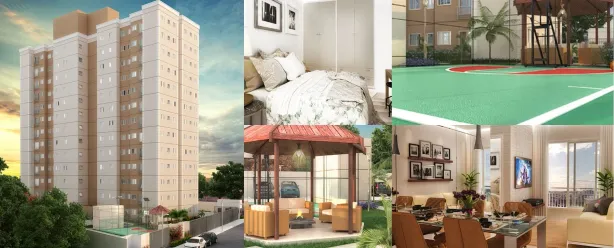 Apartamento com 2 Quartos à venda, 42m² no Lopes de Oliveira, Sorocaba