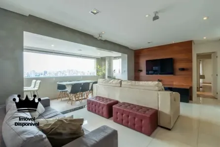 Apartamento com 3 Quartos para alugar, 125m² no Brooklin Paulista, São Paulo