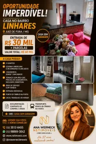 Casa com 2 Quartos à venda, 70m² no Linhares, Juiz de Fora