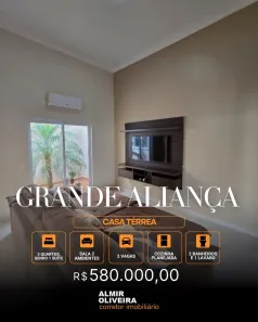 Casa com 3 Quartos à venda, 151m² no Jardim Grande Aliança, Sertãozinho
