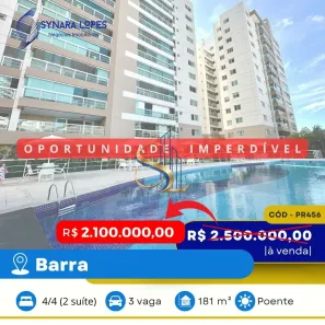 Apartamento com 4 Quartos à venda, 181m² no Barra, Salvador