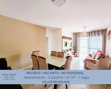 Apartamento com 3 Quartos à venda, 91m² no Recreio dos Bandeirantes, Rio de Janeiro