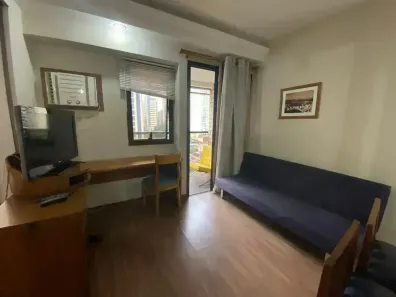 Flat com 1 Quarto para alugar, 35m² no Moema, São Paulo