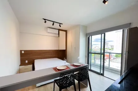 Kitnet com 1 Quarto à venda, 26m² no Indianópolis, São Paulo
