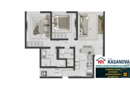 Apartamento com 2 Quartos à venda, 60m² no Flamengo, Rio de Janeiro