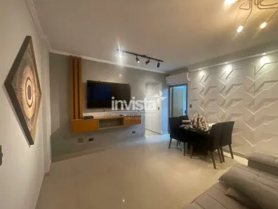 Apartamento com 3 Quartos para alugar, 90m² no Ponta da Praia, Santos
