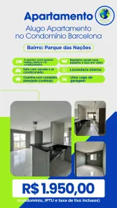 Apartamento com 3 Quartos para alugar, 10m² no Centro-Norte, Cuiabá