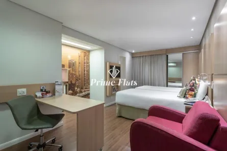 Flat com 1 Quarto à venda, 27m² no Chácara Santo Antônio (Zona Sul), São Paulo