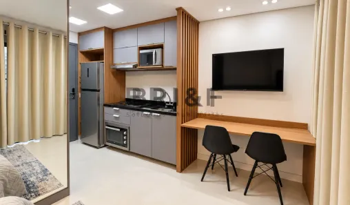 Apartamento com 1 Quarto para alugar, 33m² no Indianópolis, São Paulo