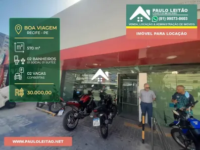 Ponto Comercial para alugar, 570m² no Boa Viagem, Recife