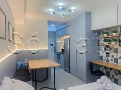 Flat com 1 Quarto para alugar, 27m² no Pinheiros, São Paulo