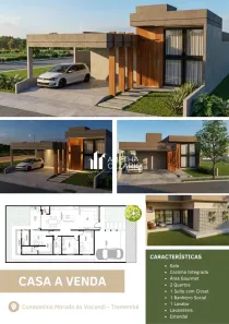 Casa de Condomínio com 3 Quartos à venda, 159m² no Loteamento Residencial Morada do Visconde, Tremembé