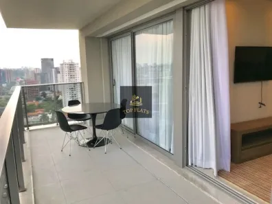 Flat com 1 Quarto para alugar, 46m² no Pinheiros, São Paulo