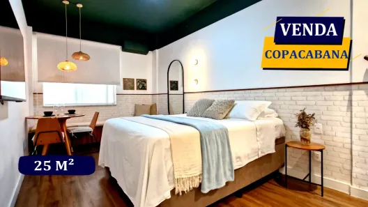 Apartamento com 1 Quarto à venda, 25m² no Copacabana, Rio de Janeiro