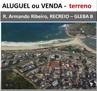 Lote/Terreno para venda ou aluguel, 780m² no Recreio dos Bandeirantes, Rio de Janeiro