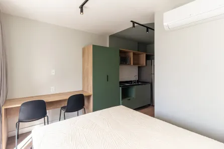 Apartamento com 1 Quarto para alugar, 25m² no Bela Vista, São Paulo