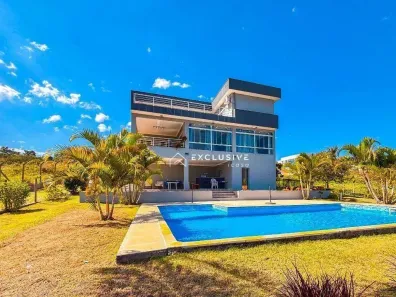 Casa de Condomínio com 4 Quartos para venda ou aluguel, 565m² no Condomínio Terras de Santa Mariana, Caçapava