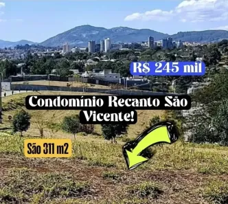 Lote/Terreno à venda, 311m² no Residencial Floresta São Vicente, Bragança Paulista