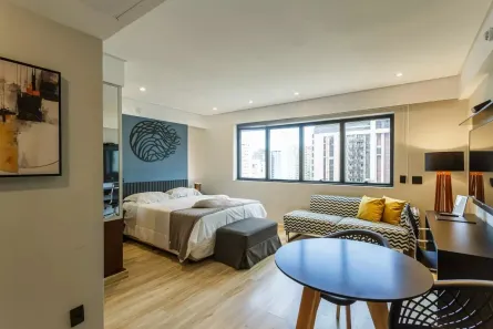 Kitnet com 1 Quarto à venda, 29m² no Indianópolis, São Paulo