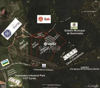 Lote/Terreno à venda, 81840m² no Distrito Industrial, Queimados