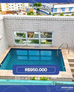 Cobertura com 3 Quartos à venda, 167m² no Marapé, Santos