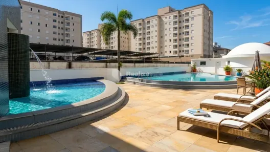 Apartamento com 2 Quartos para alugar, 63m² no Barranco, Taubaté
