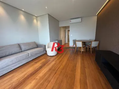 Apartamento com 3 Quartos para alugar, 103m² no Gonzaga, Santos