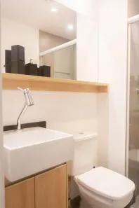 Apartamento com 1 Quarto para alugar, 34m² no Cerqueira César, São Paulo