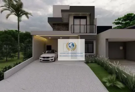 Casa de Condomínio com 3 Quartos à venda, 173m² no Vila Monte Alegre, Paulínia