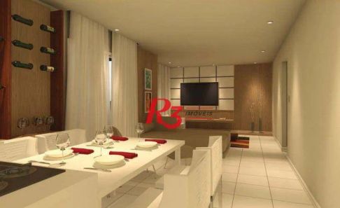 Apartamento com 3 Quartos à venda, 93m² no Vila Alzira, Guarujá