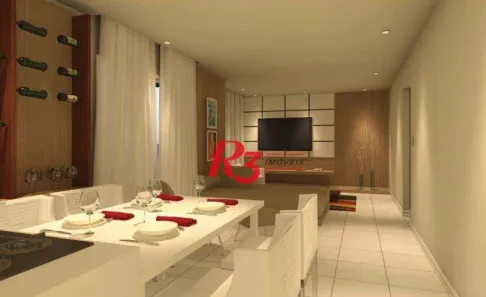 Apartamento com 3 Quartos à venda, 93m² no Vila Alzira, Guarujá