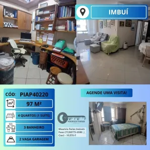 Apartamento com 4 Quartos à venda, 97m² no Imbuí, Salvador