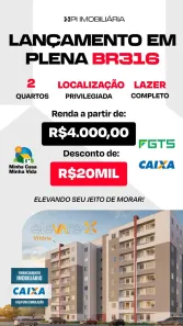 Apartamento com 2 Quartos à venda, 45m² no Águas Lindas, Ananindeua