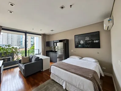 Flat com 1 Quarto para alugar, 36m² no Vila Olímpia, São Paulo