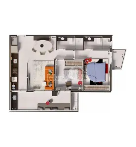 Apartamento com 2 Quartos à venda, 77m² no Nova Aliança, Ribeirão Preto