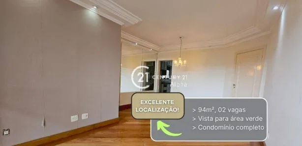 Apartamento com 3 Quartos à venda, 94m² no Alphaville Centro Industrial e Empresarial/Alphaville., Barueri