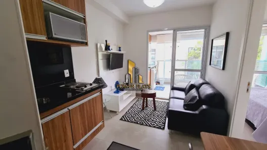 Flat com 1 Quarto para alugar, 40m² no Brooklin Paulista, São Paulo