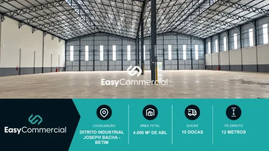 Galpão/Depósito/Armazém para alugar, 4000m² no Distrito Industrial Joseph Bacha, Betim
