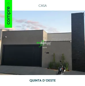 Casa com 3 Quartos à venda, 140m² no Loteamento Quinta do Oeste, Franca