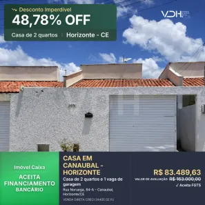 Casa com 2 Quartos à venda, 60m² no Dourado, Horizonte