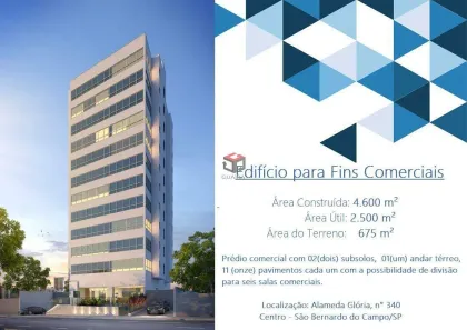 Prédio Comercial à venda, 4600m² no Centro, São Bernardo do Campo